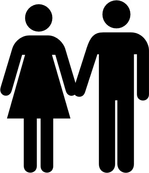 Man And Woman Icon clip art