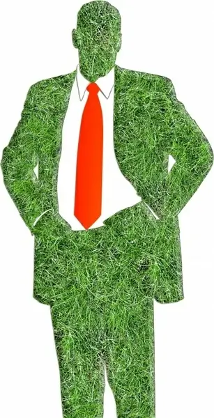 man silhouette red