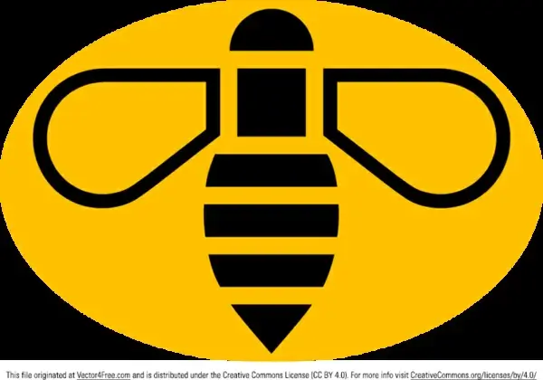 manchester bee vector logo