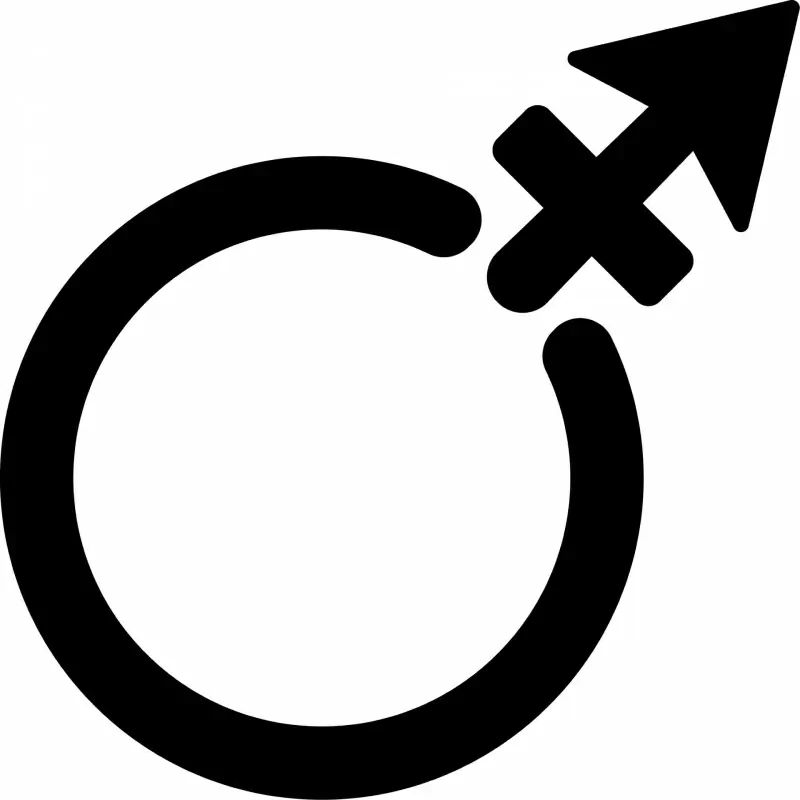 mars stroke sign icon flat arrow circle silhouette sketch 