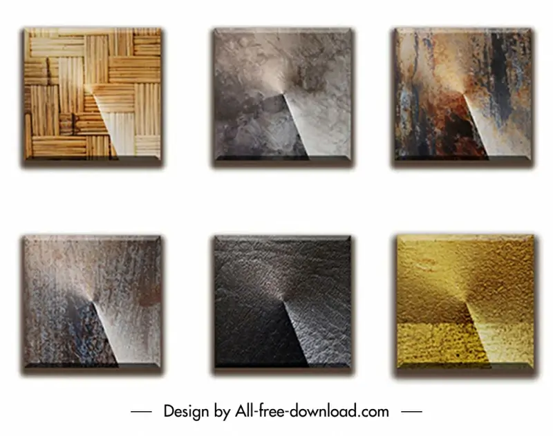 material styles pattern templates abstract decor squares sketch