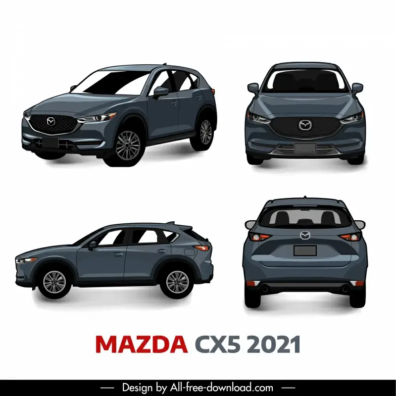  Mazda cx5 2021 iconos de modelo de automóvil modernas diferentes vistas bosquejo Vectores diseños de arte gráfico en formato editable .ai .eps .svg .cdr descarga gratuita y fácil identificación ilimitada: 6925182