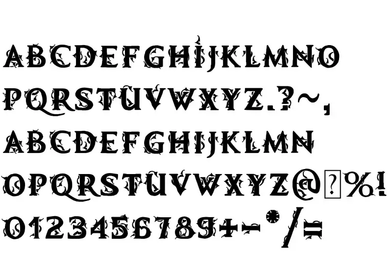 Demon Sker Font in truetype .ttf opentype .otf format free and easy ...