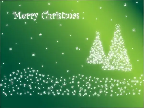 merry christmas in green