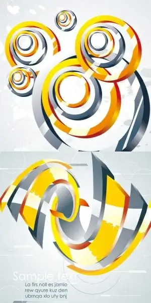 metal swirl vector