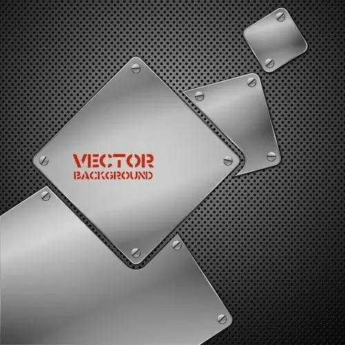 metallic stainless steel 03 vector