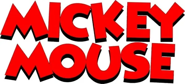 mickey mouse name logo