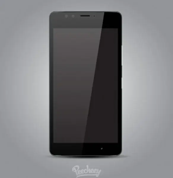 microsoft lumia 950 smartphone mockup realistic design