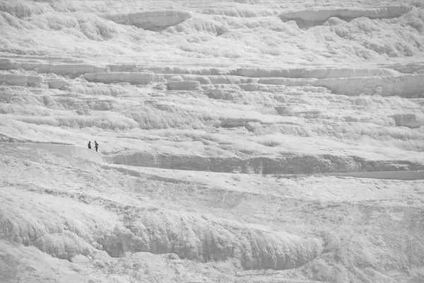 mineral rock in pamukkale