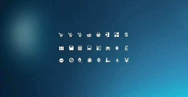 Mini Glyph Icons