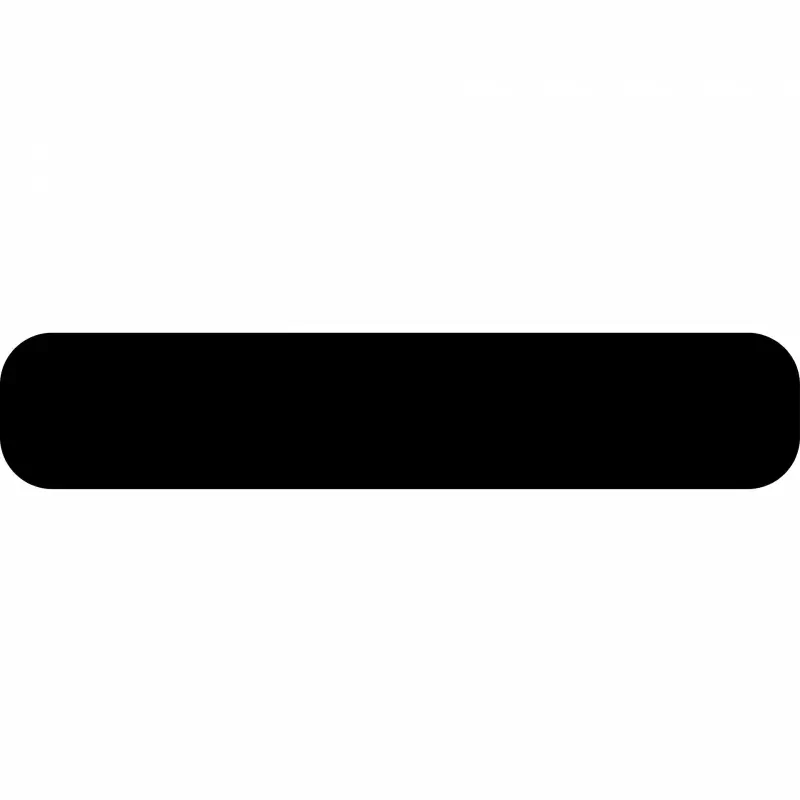 minus sign icon flat silhouette horizontal line sketch