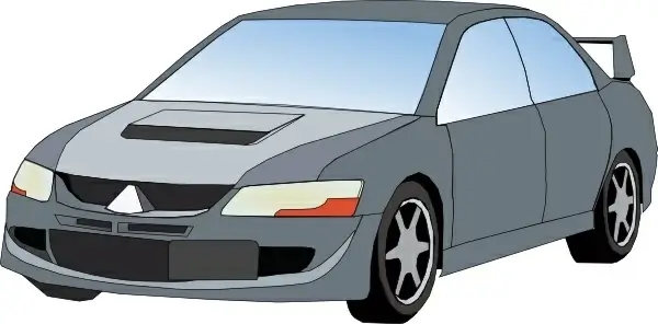 Mitsubishi Evo clip art