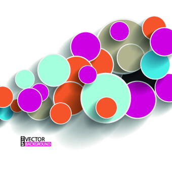 modern abstract shapes background vector