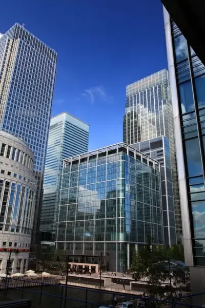 modern office buildings