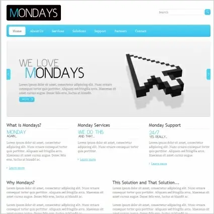 Mondays Template