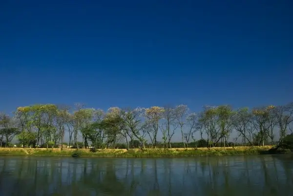 morning reflection sky