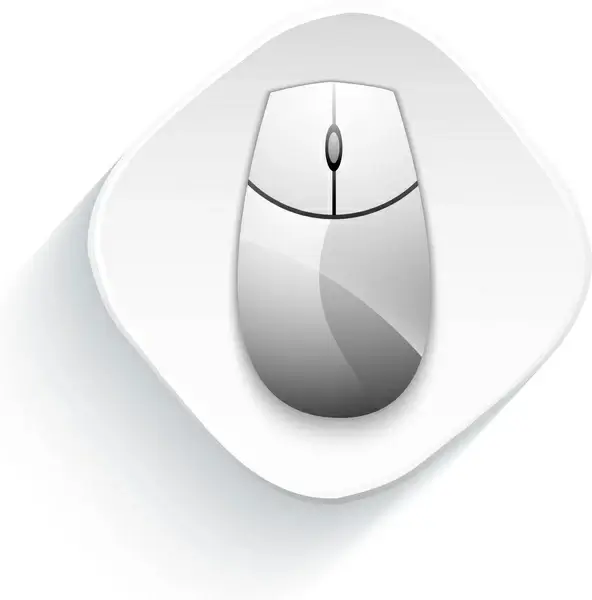 mouse computer icon illustration vector