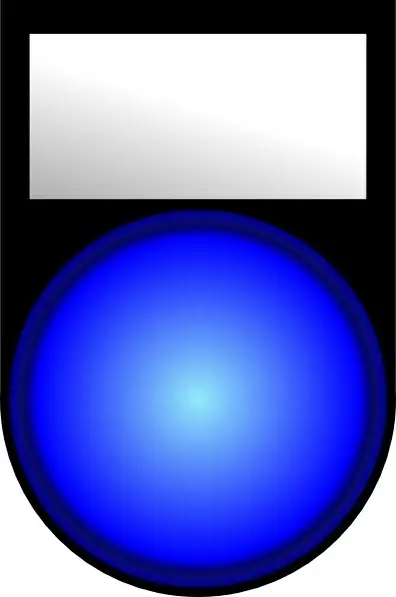 Mp3 Player Blue Light clip art
