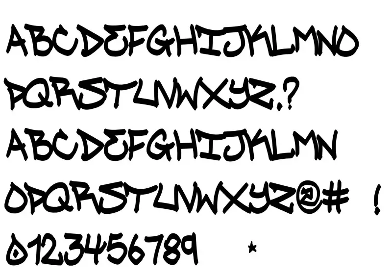 Graffiti Font in truetype .ttf opentype .otf format free and easy ...