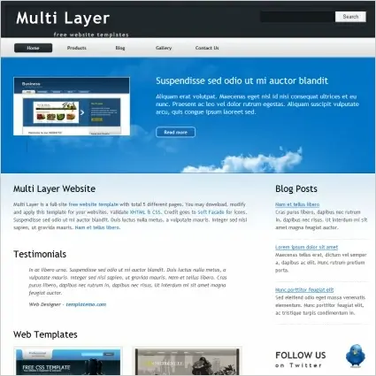 Page Storm Template Web Templates In .html .css .js Format Free And 