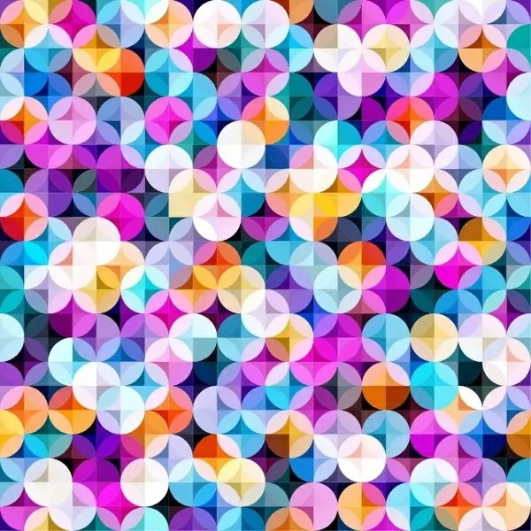 Multicolored Seamless Pattern