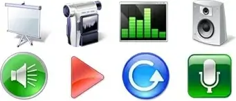Multimedia Icon Set icons pack