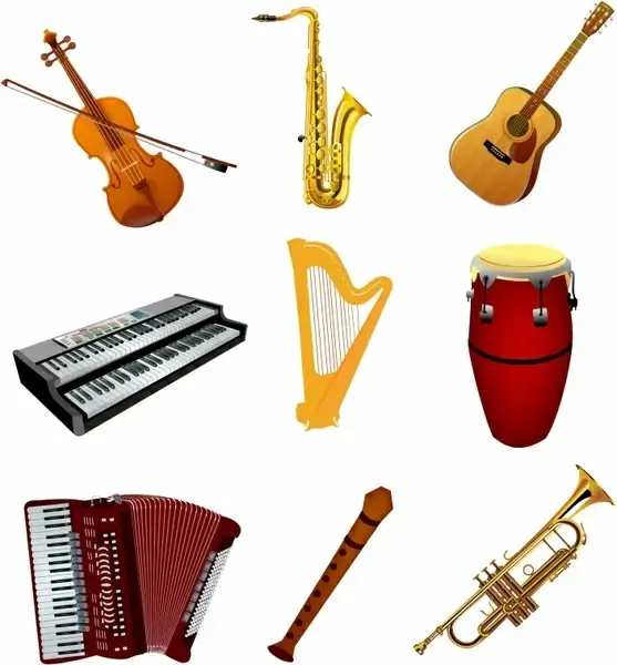 Musical instruments set