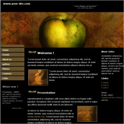 Nature Shots Template Web templates in .html .css .js format free and ...