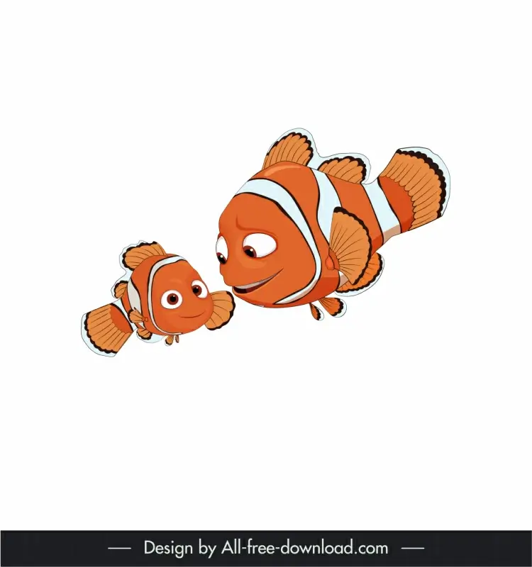 Nemo vectors free download 12 editable .ai .eps .svg .cdr files