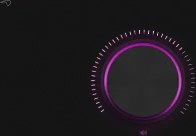 Neon Volume Dial