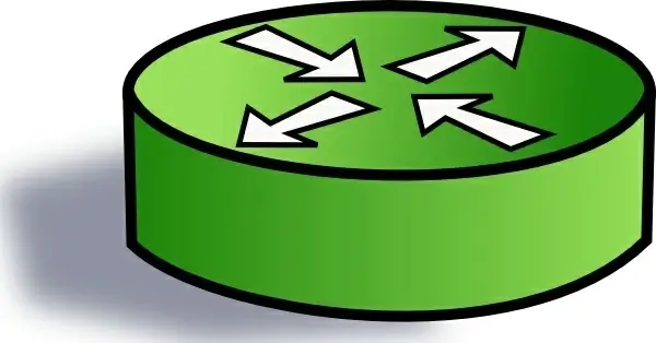 Network Router clip art 