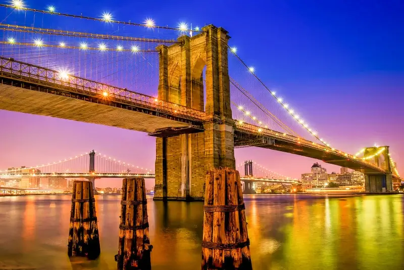 new york city scenery picture elegant twilight scene 