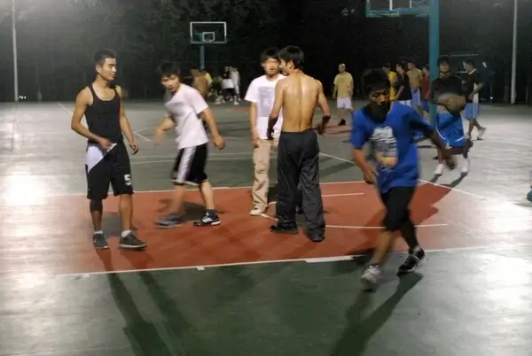 night basketball