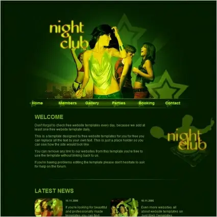 Night Club Template
