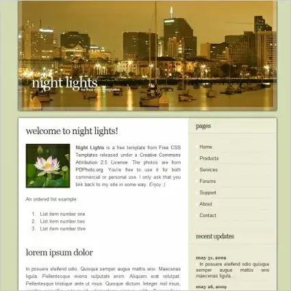 night lights