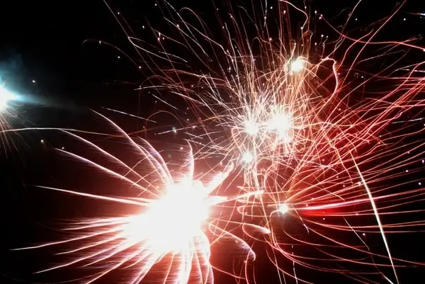 night time fireworks