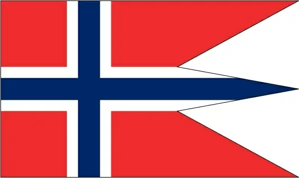 Norwegian State Flag clip art