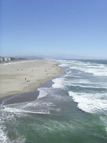 ocean shore landscape