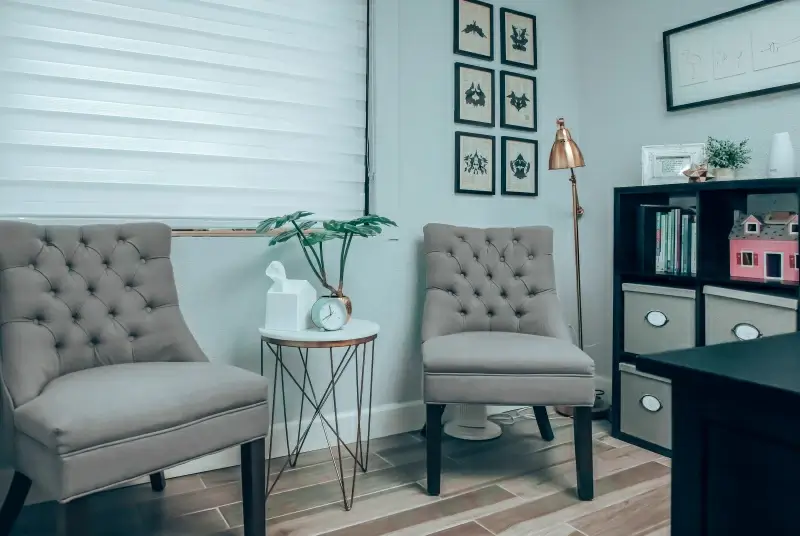 office room backdrop picture cozy elegance