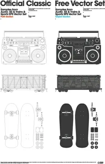Official Classic Free Vector Set 1.