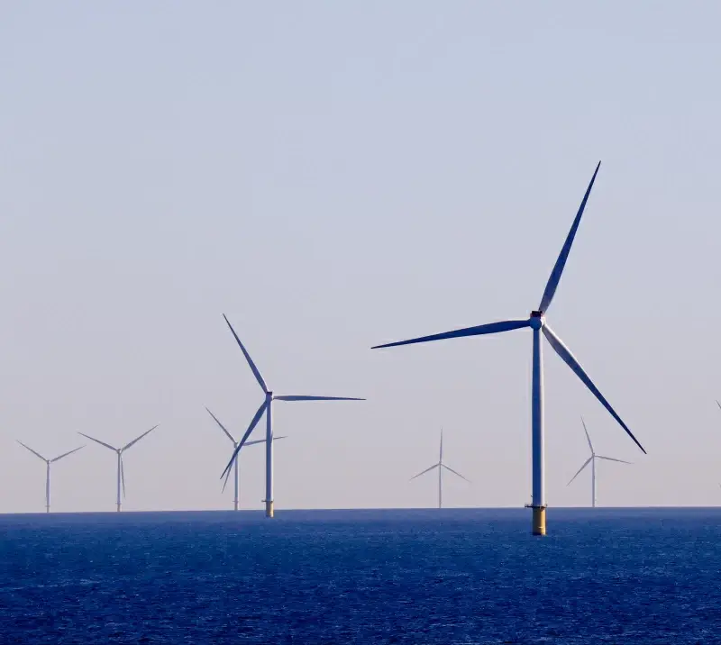 offshore winfarm scenery picture realistic modern 