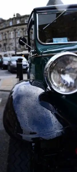 old car and the time