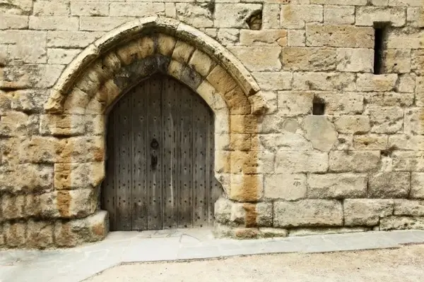 old castle gate