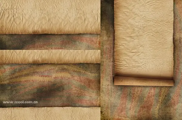 old fold paper to highdefinition picture