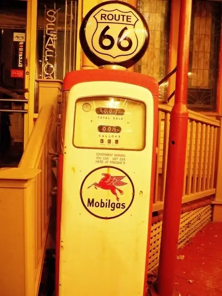 old gas pump