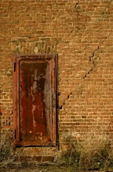 old stainless broken