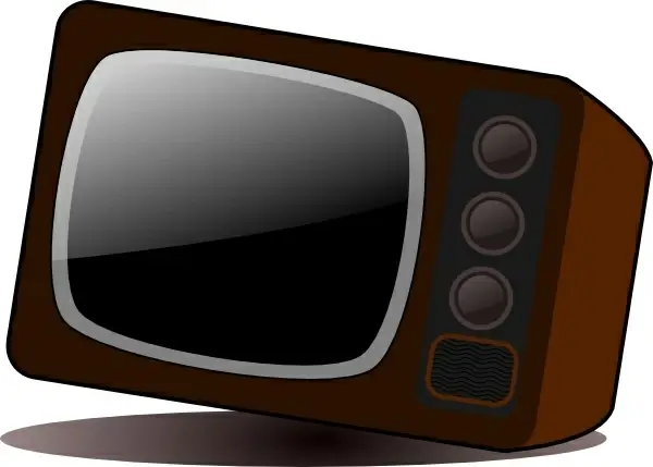 Old Television clip art