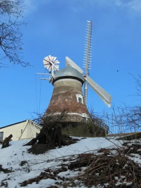 old windmill dyrhave mill 1800-century