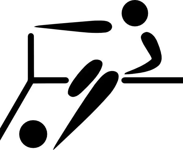 Olympic Sports Futsal Pictogram clip art