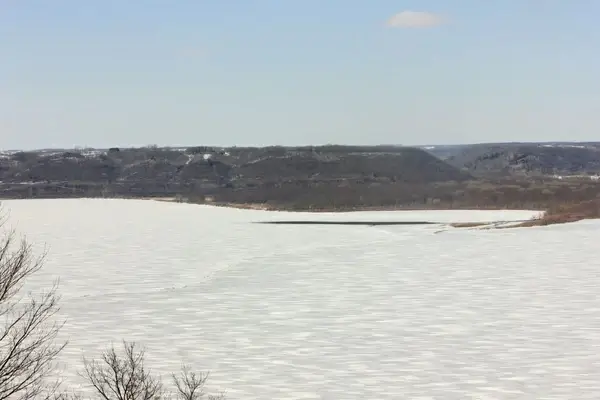 opposite bluffs at frontenac state park minnesota 